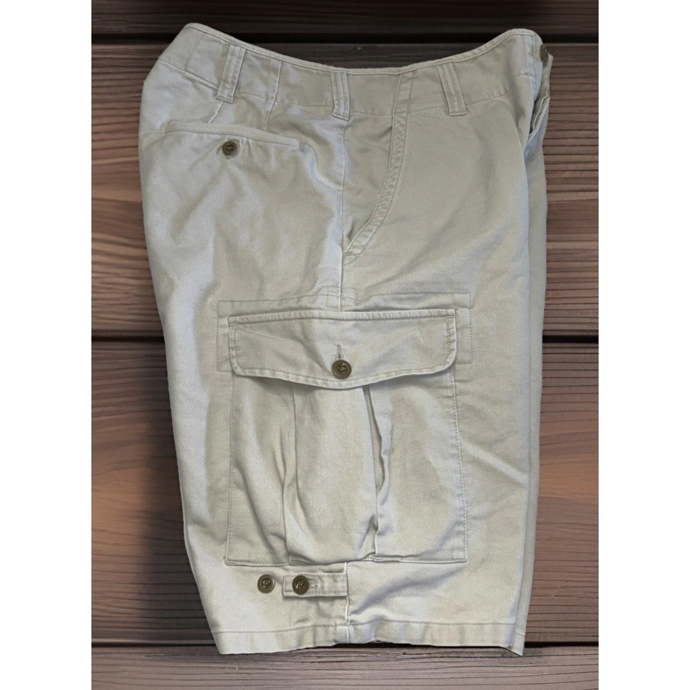 Mens Abercrombie & Fitch Button Fly Cargo Shorts Y2K Heavy Sz 30‎ 10" Ins